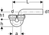 Sifone Geberit per lavello d50/50 mm, ingresso verticale, Anteprima dell’immagine prodotto 4