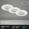 LED Einbauleuchten Dimmbar 3er Set IP44 5,5 W weiß Produktbild-Vorschau 2