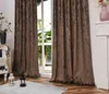 Vorhang Samt Damast HxB 245x140 cm Taupe Gold »MILANO STAR« Produktbild-Vorschau 4
