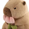 Maskottchen Plüsch Capybara 3In1 Grosses Kuscheltier Kissen Produktbild-Vorschau 5
