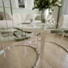 Runder Tisch CIRI CHROM 2in1 Glasplatte Produktbild-Vorschau 3