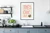 MuchoWow® Gerahmtes Poster Tres Chic - Zitat - Lippen - Produktbild-Vorschau 4