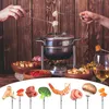 Fonduegabeln Edelstahl 18 stš¹cke 24 cm Spie?e Fondue Gabel Produktbild-Vorschau 4