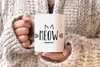 Kaffee-Tasse Katze Meow Miau Cat Teetasse einfarbig Produktbild-Vorschau 4