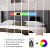 okwish Polsterbett 160x200cm, LED-Doppelbett mit Produktbild-Vorschau 8