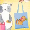Mr. & Mrs. Panda Tote Bag Eichhörnchen Smoothie - Sky Blue Produktbild-Vorschau 2