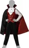Atosa Costume da vampiro per bambini rosso 5-6 anni rosso Anteprima dell’immagine prodotto 1
