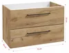 Stamar wastafelonderkast met wastafel, eikenhout Craft Productafbeelding-voorbeeld 13