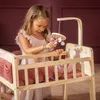 howa Lit de poupée en bois "grace" avec roulettes, mobile, Voir les images du produit 4