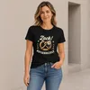 Camiseta para mujer, diseño  , con motivos de pretzels, Vista previa de la imagen del producto 3
