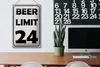 Blechschild Spruch 20x30cm BEER Limit 24 Bier Produktbild-Vorschau 4