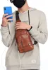 MODFU Sling Bag Leder Schultertasche Brusttasche Produktbild-Vorschau 7