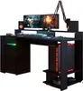 Gaming-Tisch 152cm mit LED-Leiste - schwarz Produktbild-Vorschau 1