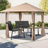 Sekey Pavillon 3x3 Gartenpavillon Terrassenpavillon 4 Produktbild-Vorschau 3