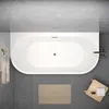 Corciano Vorwandbadewanne Pari 180x80 cm Weiß | Produktbild-Vorschau 7