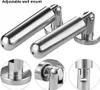 Vorhang Seil, Gardinenstange, Edelstahl Seilspanner, Produktbild-Vorschau 2