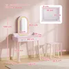 AIYAPLAY Kinder Schminktisch Set 2 in 1 Frisiertisch Produktbild-Vorschau 3