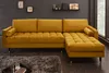 riess-ambiente Elegantes Ecksofa COZY VELVET 260cm senfgelb Produktbild-Vorschau 4
