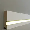 Sockelleiste MDF 19 x 80 Weiß RAL 9016 Foliert Fußleiste Produktbild-Vorschau 1
