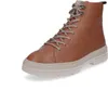 A single brown leather boot is shown against a white background. Anteprima dell’immagine prodotto