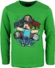 Minecraft Steve Survive Kinder Jungen Langarmshirt Shirt – Produktbild-Vorschau 1