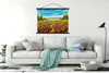 MuchoWow® Textilposter Malerei - Ölfarbe - Blumen - Natur Produktbild-Vorschau 3