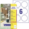 Avery Zweckform 6229REV-10 Runde Etiketten, ablösbar, A4, Ø Produktbild-Vorschau 1