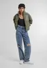 Urban Classics - Giacca Sherpa Mix da donna verde chiaro - Anteprima dell’immagine prodotto 8