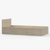 Kinderbett Bett Bettgestell Einzelbett Bett mit Bettkasten Produktbild-Vorschau 5