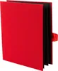 Goldbuch Leporellomappe Linum Rot 13x18 cm Schleife Leinen Produktbild-Vorschau 3