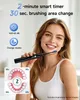 Brosse à dents électrique sonique noire avec écran LED, Voir les images du produit 5