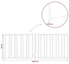 vidaXL Raseneinfassung 10 m x 30 cm Verzinkter Stahl Silber Produktbild-Vorschau 7