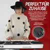 A young woman wearing a hat and headphones plays a keyboard, with marketing text overlayed. Produktbild-Vorschau