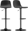 Lot de 2 tabourets de bar HOMCOM, revêtement en similicuir, Voir les images du produit 10