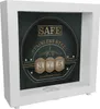 Retro Safe Rahmen Spardose aus Holz in Tresor Optik Produktbild-Vorschau 1