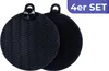 Spugne in silicone, rotonde, 4 pezzi, nero Anteprima dell’immagine prodotto 8