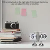 Flip-Schreibtischuhr, Retro Flip-Uhr, Vintage-Tischuhr, Produktbild-Vorschau 8