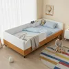 Merax Polsterbett 90x200cm mit umlaufender Rausfallschutz Produktbild-Vorschau 3