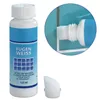 A bottle of tile line whitener with a close-up inset showing its application. Produktbild-Vorschau