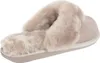 A single beige slipper with fluffy lining is shown from a side angle against a white background. Anteprima dell’immagine prodotto