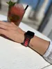 Strap-it Apple Watch Stahlarmband (Schwarz/Rot) - Große: 38 Produktbild-Vorschau 3