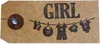 Stempel aus Holz mit Mädchen-Motiv für die Gestaltung von Produktbild-Vorschau 2