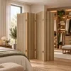 Relaxdays, Biombo, 170 x 160 cm, de 4 paneles, madera, Vista previa de la imagen del producto 3