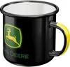 Nostalgic-Art - Smaltovaný hrnček - John Deere - Logo Black Náhľad obrázku produktu 2