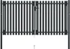 vidaXL Dvoudveřová ocelová zahradní brána 300 x 175 cm Náhled obrázku produktu 2