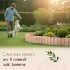 Floranica Bordura per Giardino in legno 20 x 100 cm Non Anteprima dell’immagine prodotto 6