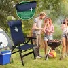 ELONEO Campingstuhl faltbar mit abnehmbarer Beinauflage, Produktbild-Vorschau 3