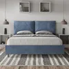 ITYHOME - Gepolstertes Bett ohne Lattenrost 160x190 mit Produktbild-Vorschau 2