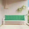vidaXL Cuscini per panca da giardino 2 pz. Verde 200x50x7 Anteprima dell’immagine prodotto 9