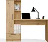BDW, Schreibtisch mit Regal, 143×140×50 cm, Schublade, Produktbild-Vorschau 6